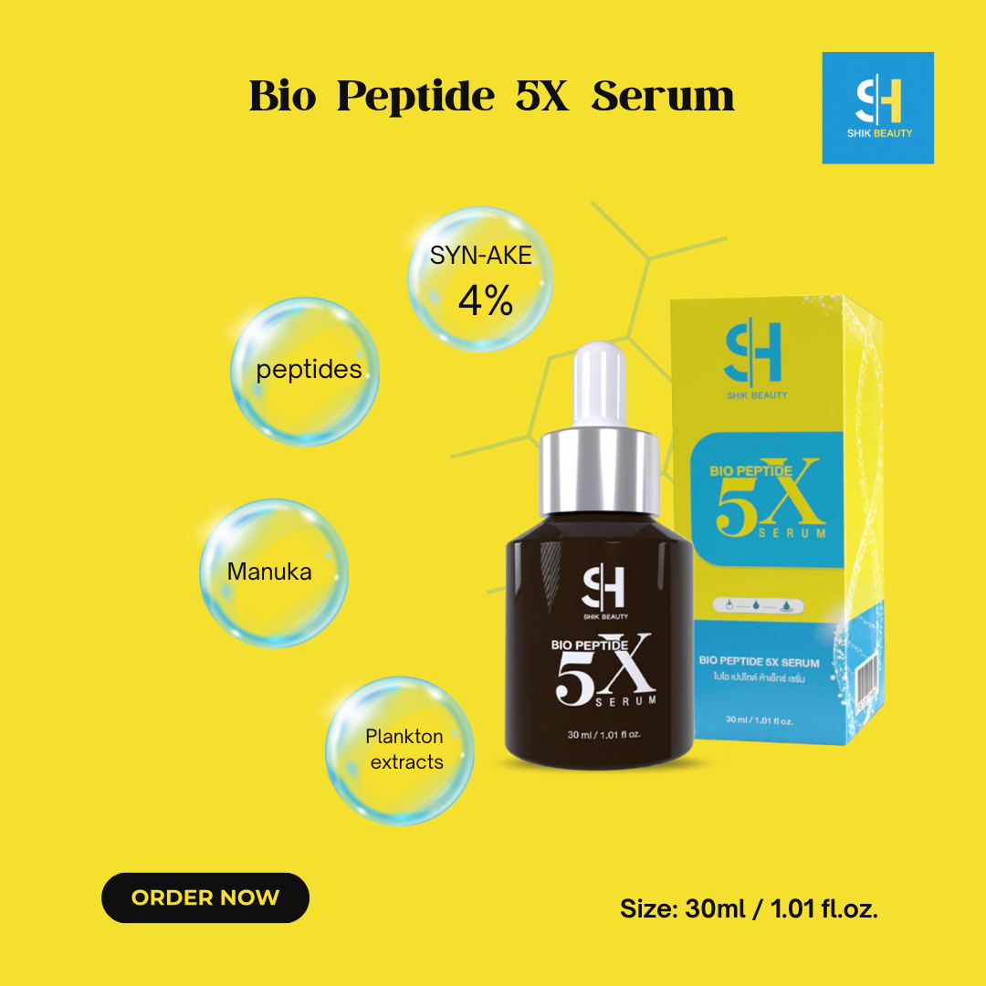 SHIK BEAUTY Bio Peptide 5X Serum – Hydrating Peptide Serum 30ml