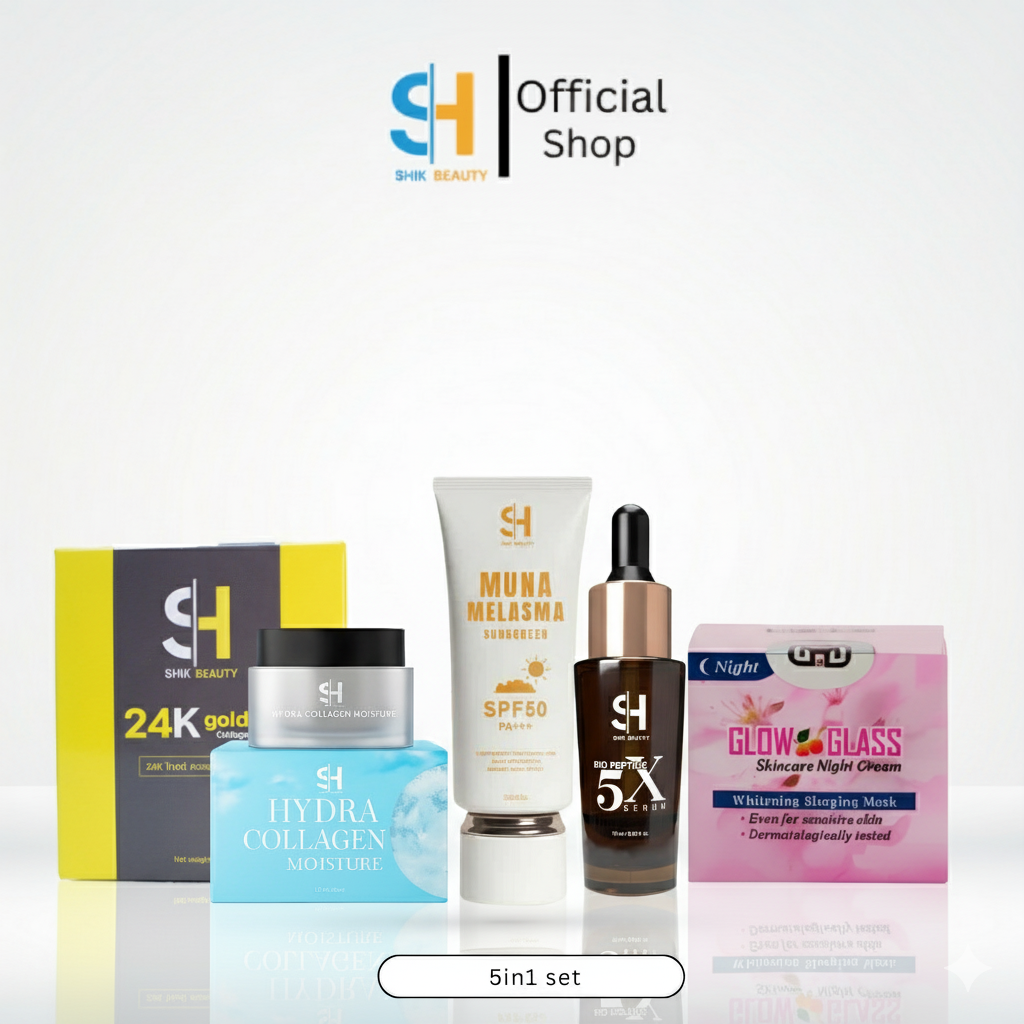 SHIK BEAUTY 5-in-1 Complete AM & PM Skincare Set