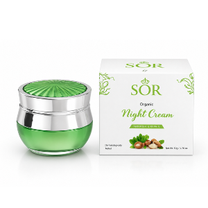 SOR Organic Night Cream – Moisturizing & Nourishing Formula (12g)