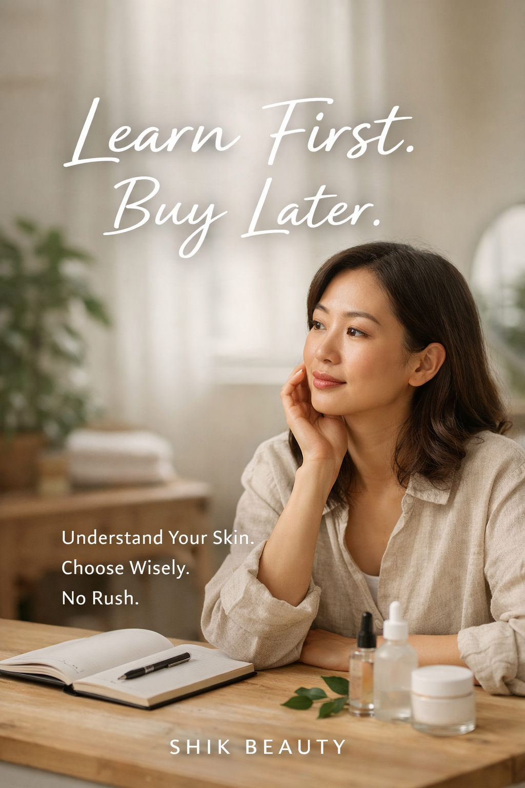 Learn First, Buy Later: Our Approach to Skincare