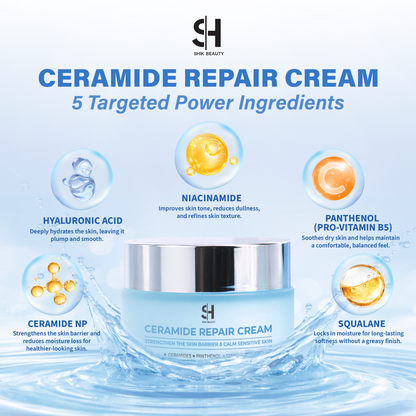 SHIK BEAUTY Ceramide Repair Cream 30g – Barrier Support Moisturizer