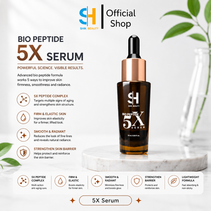 SHIK BEAUTY Bio Peptide 5X Serum – Hydrating Peptide Booster 15ml