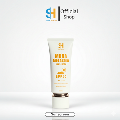 MUNA Sunscreen SPF50 PA++++ – Lightweight Daily Face Sunscreen 30g